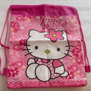 SANRIO HELLO KITTY DRAWSTRING BACKPACK. GREAT FREE GIFTS W/ ANY PURCHASE